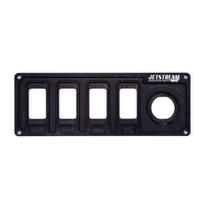 Jetstream Billet Switch Panel, Contura, 4-Positon + USB
