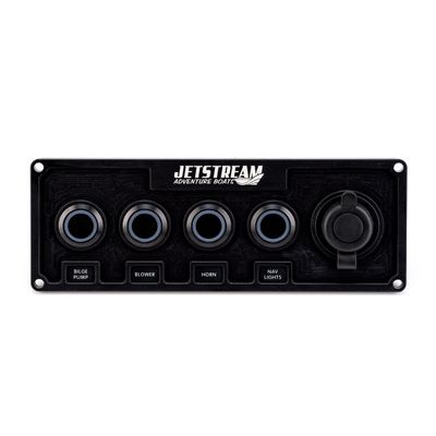 Jetstream Billet Switch Panel, 4-position + USB