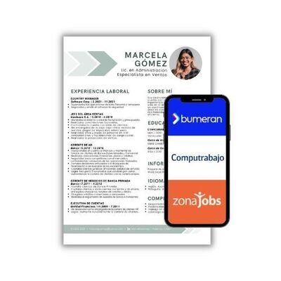 Currículum + Carga de tu Perfil en 3 Portales de Empleo