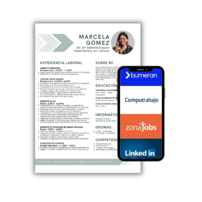 CV + LinkedIn + 3 Portales de Empleo