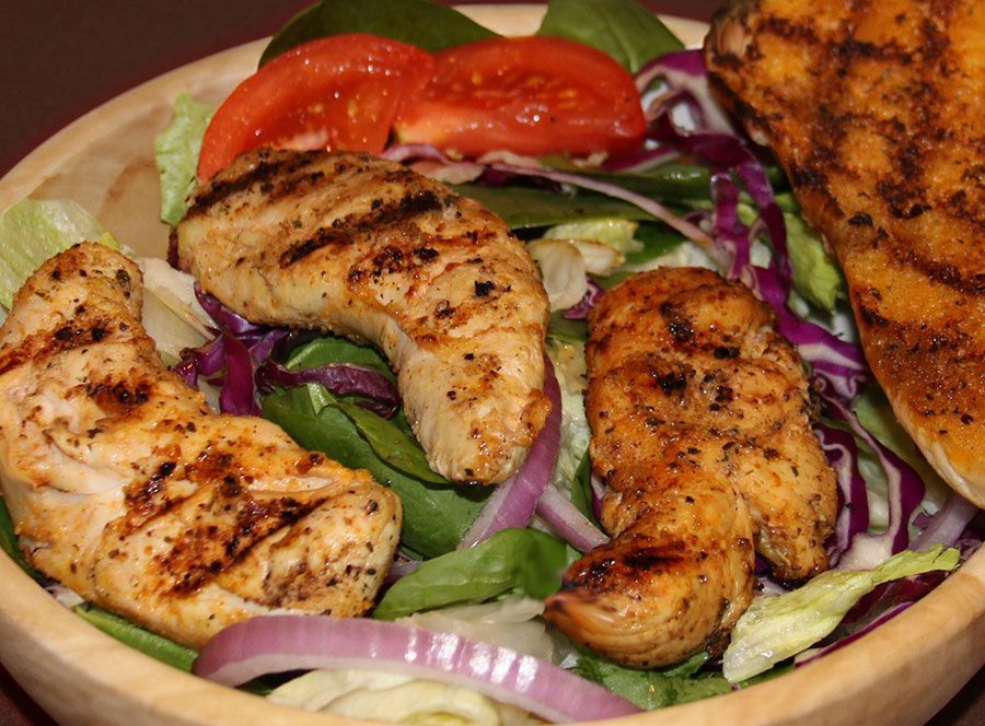 Grilled Chicken or Salmon Salad