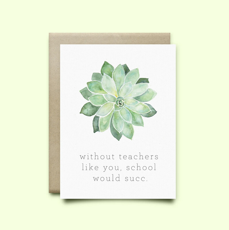 Succulent Card