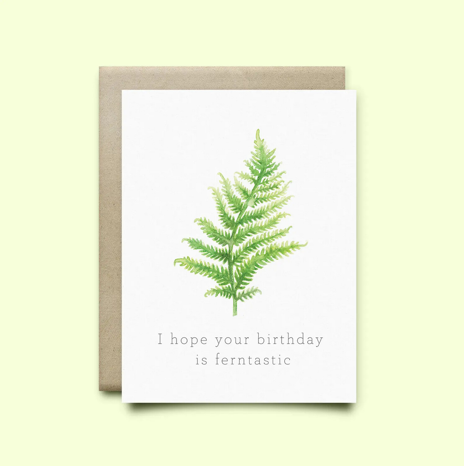 Fern Birthday Card