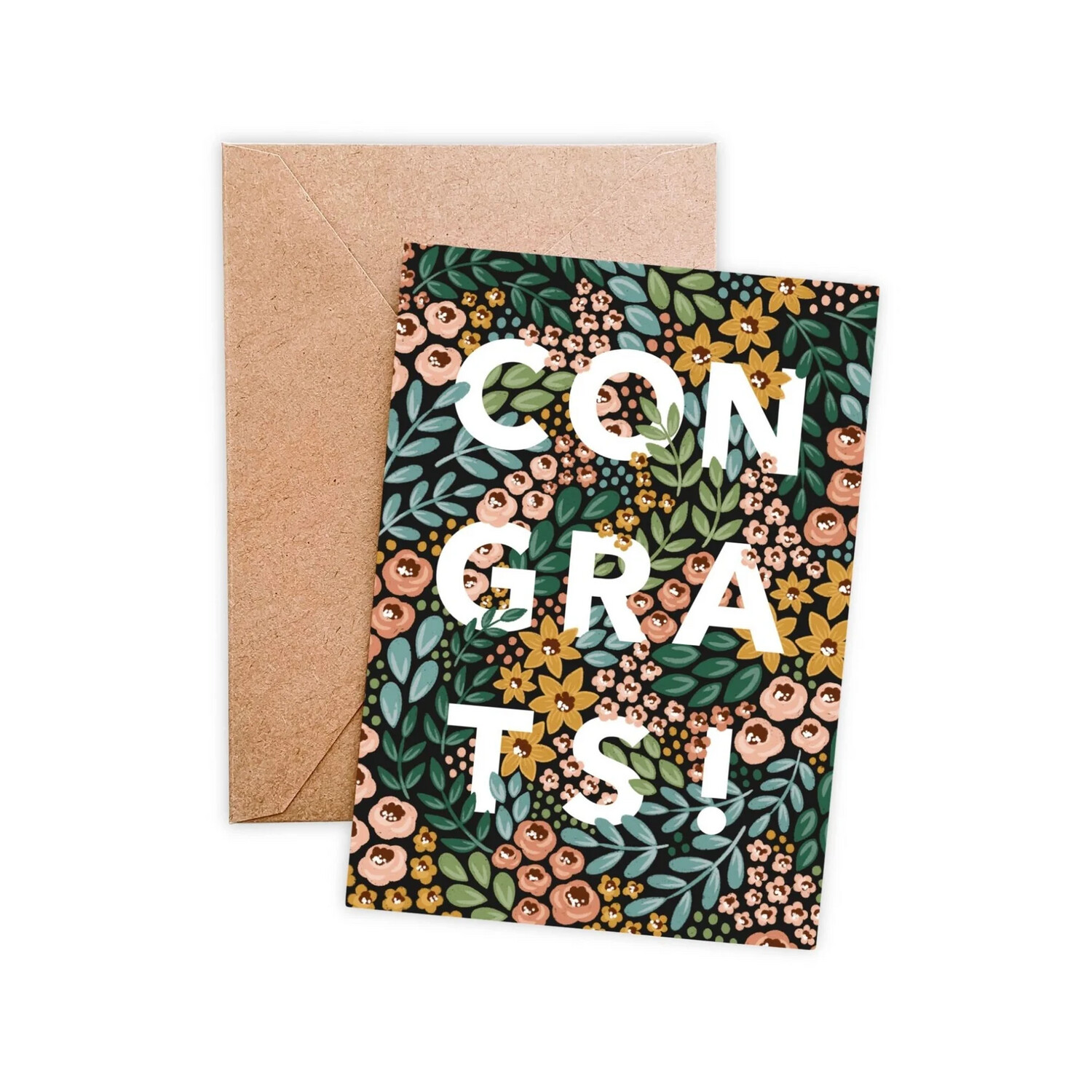 Wildflower Congrats Card