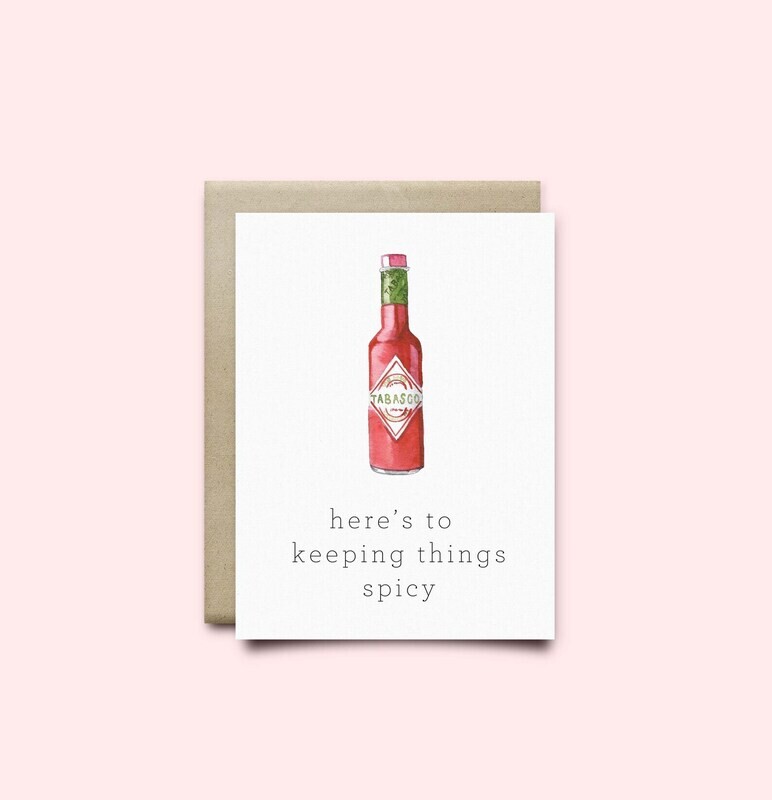 Hot Sauce Love Card