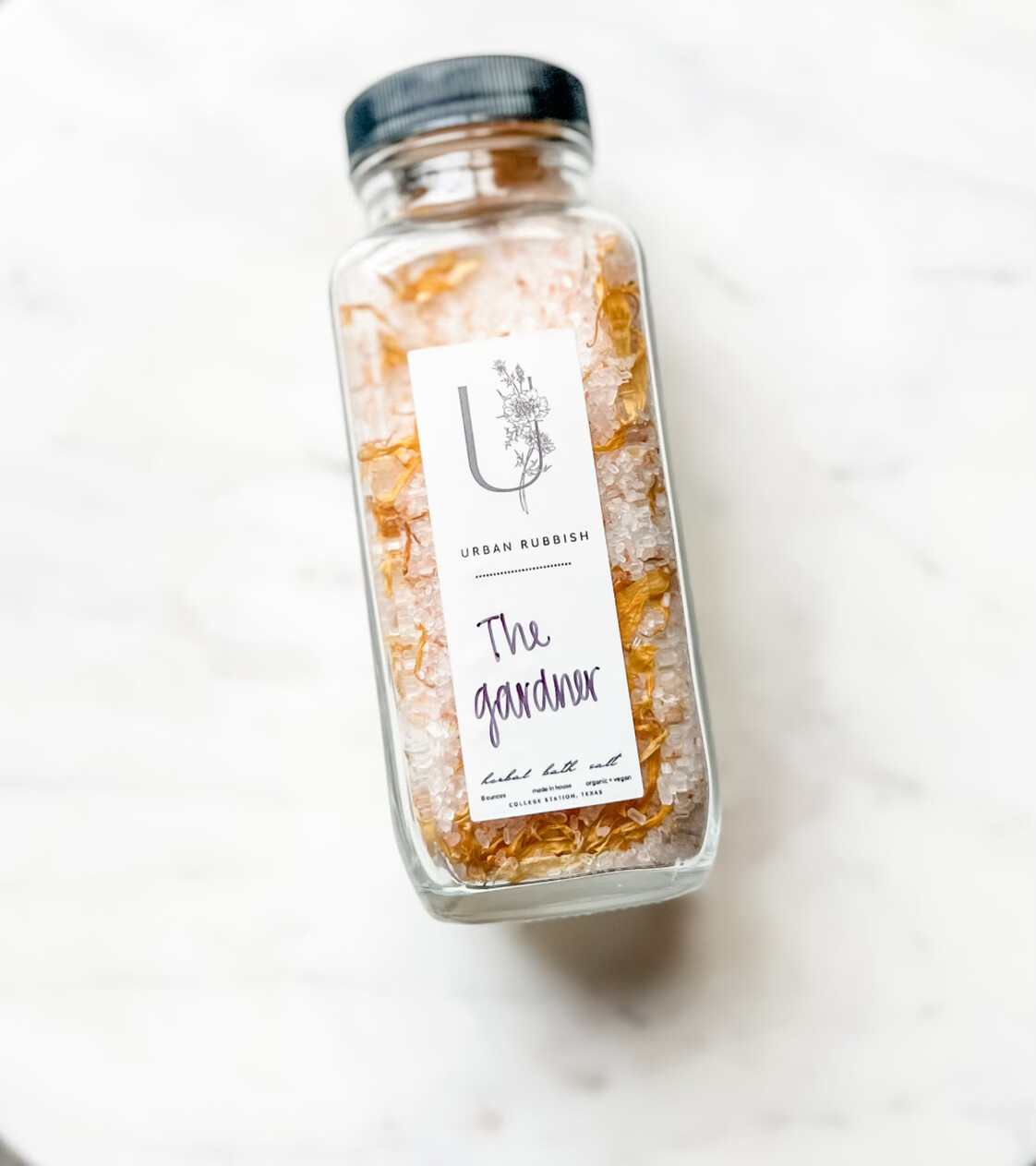 Herbal Bath Salt Jar