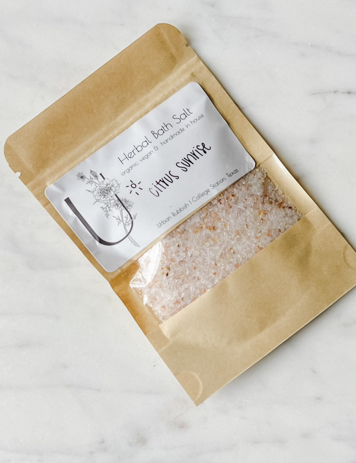 Herbal Bath Salt Bag