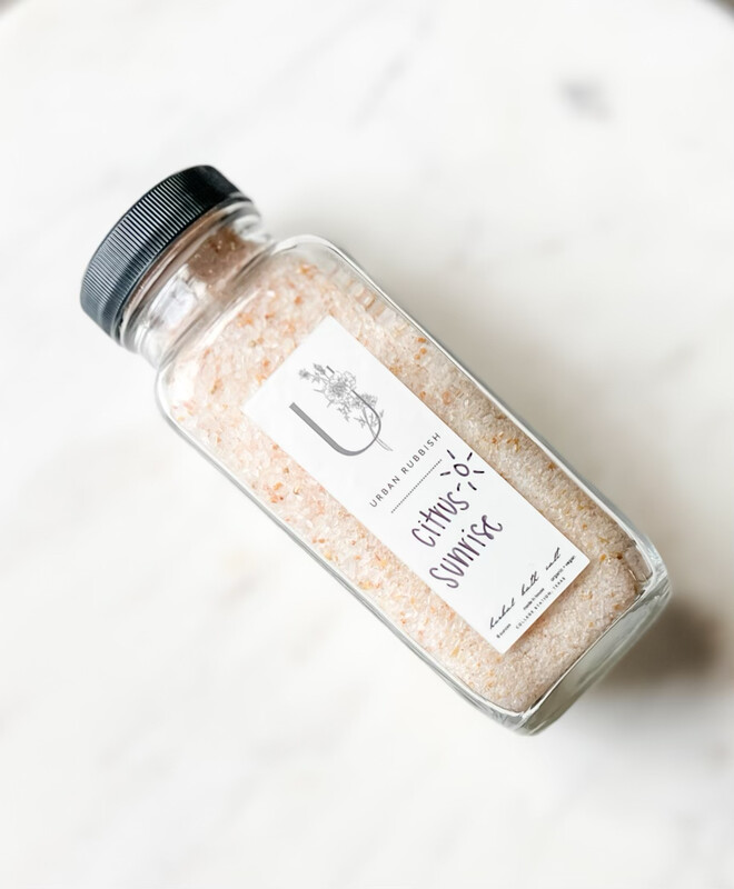 Herbal Bath Salt Jar