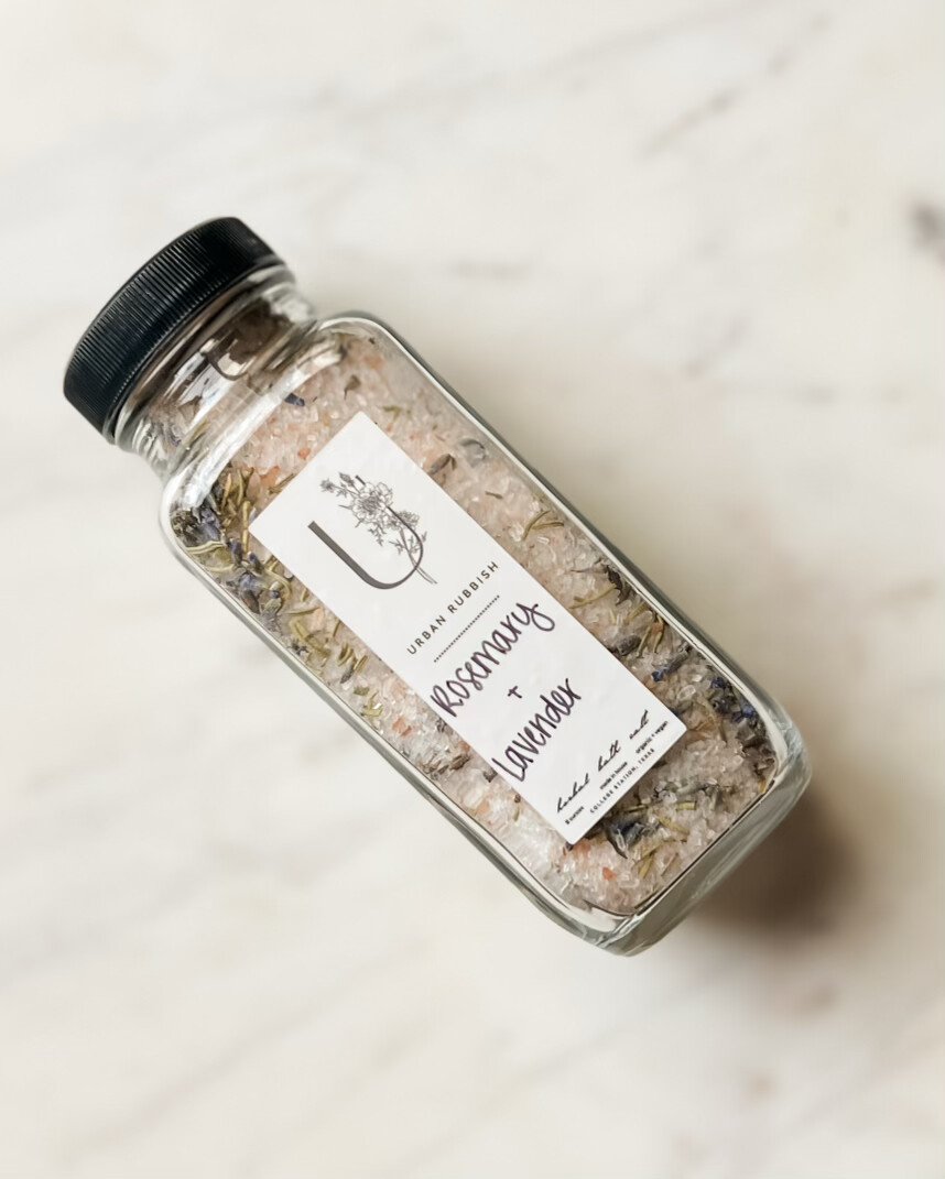 Herbal Bath Salt Jar