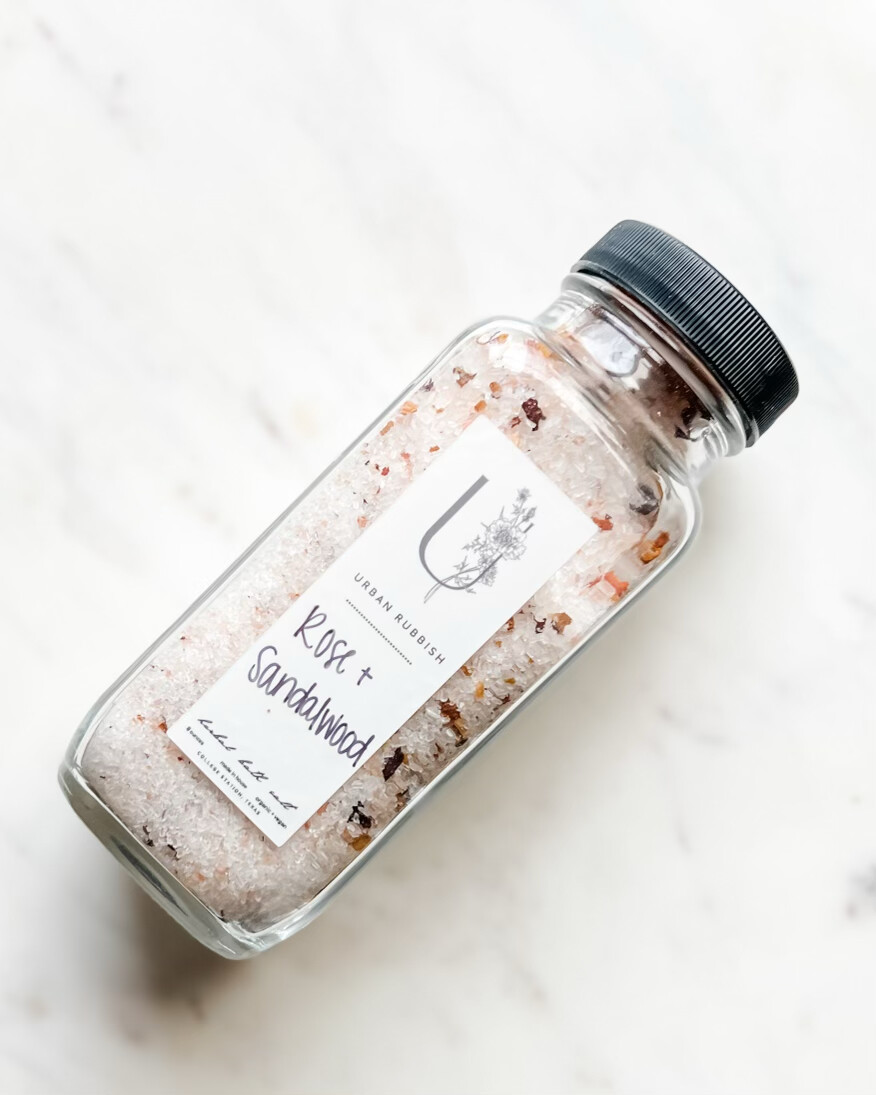 Herbal Bath Salt Jar