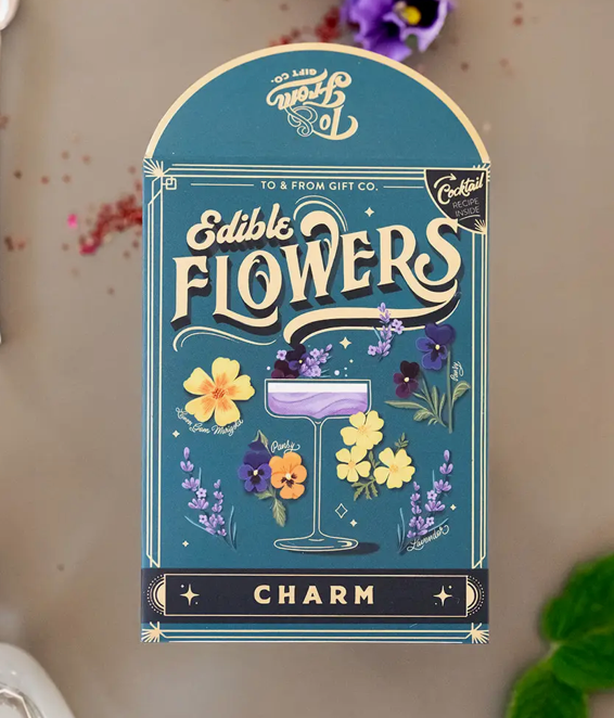 Edible Flowers Seed Packet Card