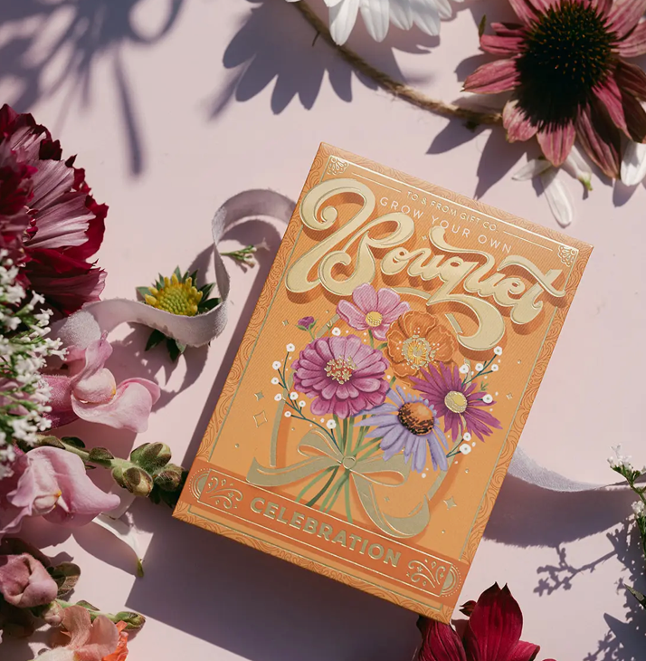 Bouquet Seed Packet Card