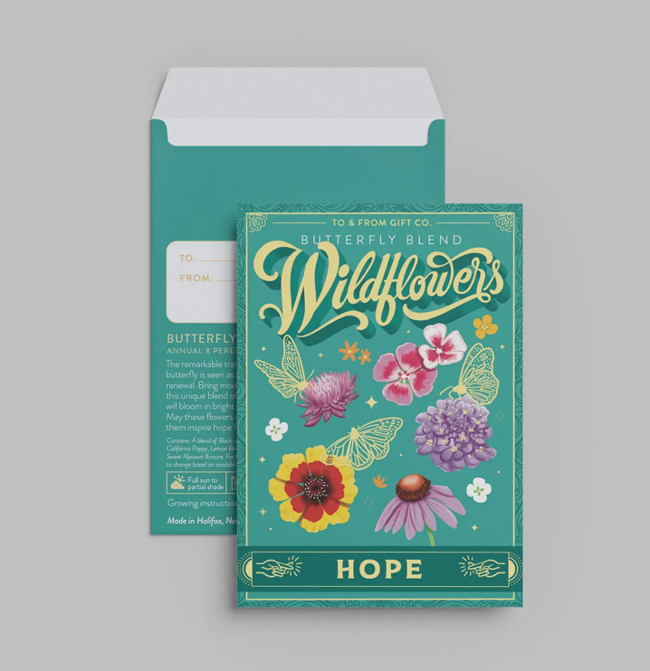 Wildflower Seed Packet Card