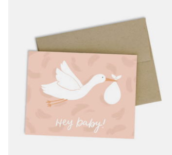 Baby Stork Card