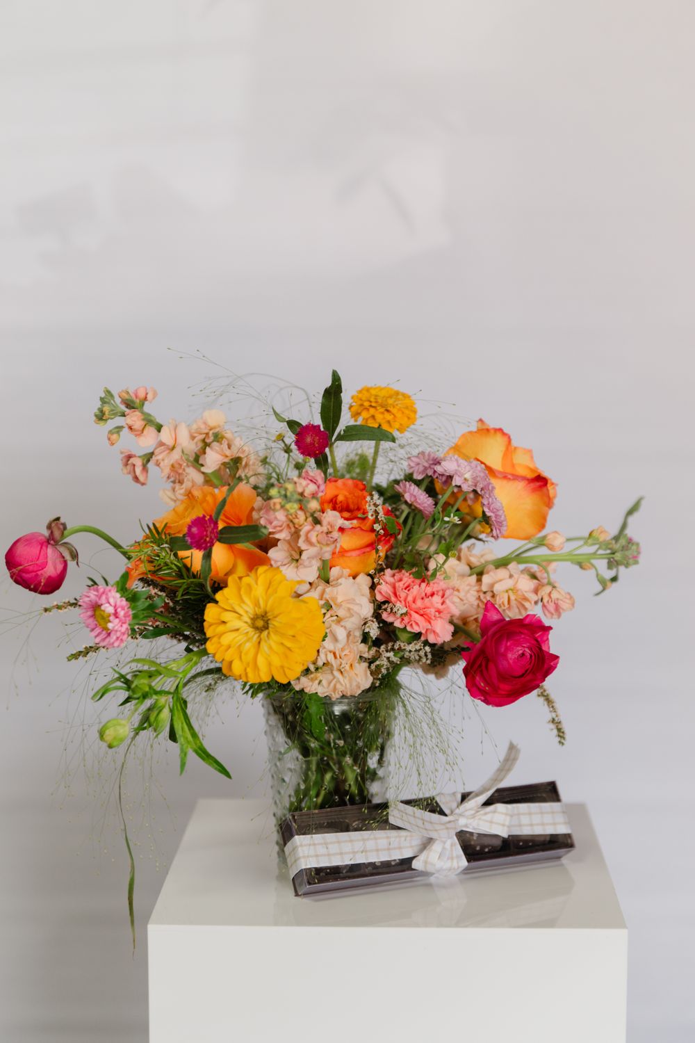 Arrangement + Chocolate Collection