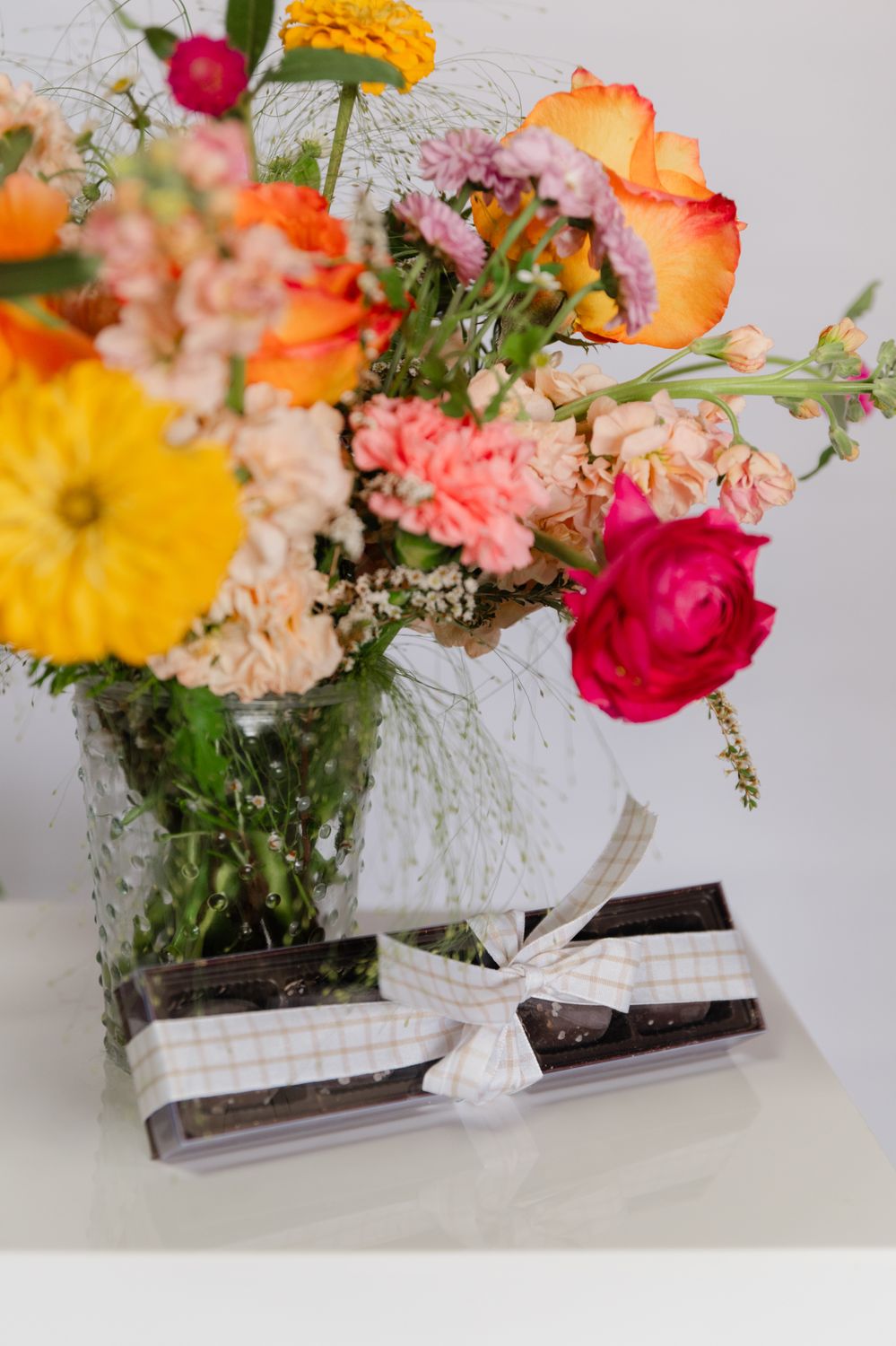 Arrangement + Chocolate Collection