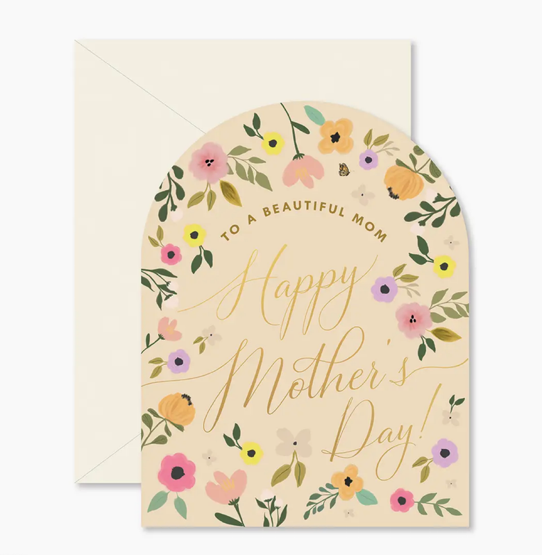 Happy Mothers Day Arched Card