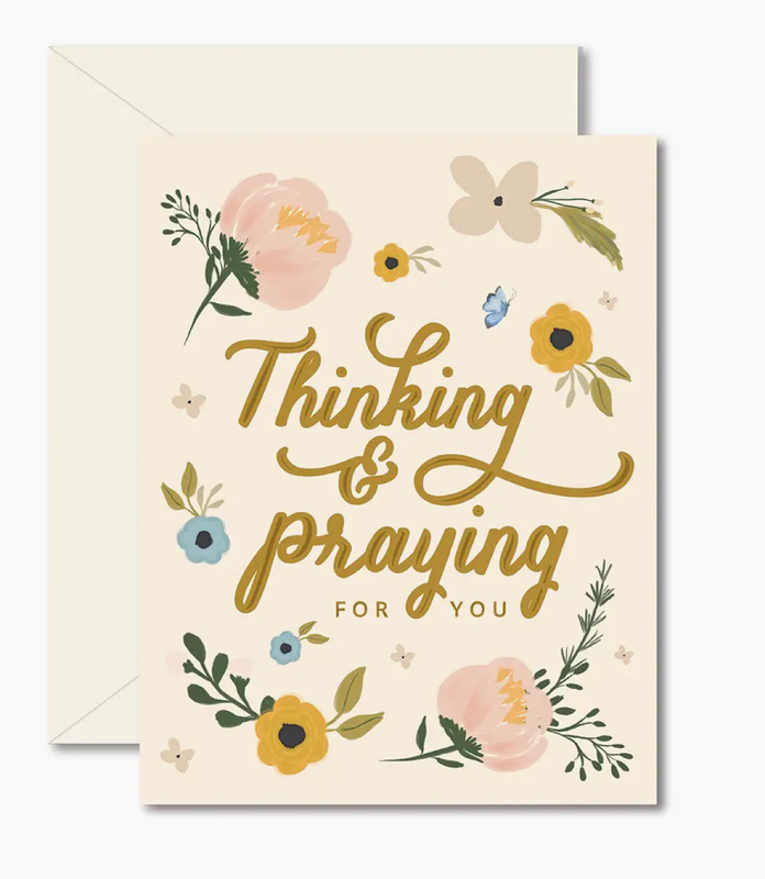 Thinking and Praying Card