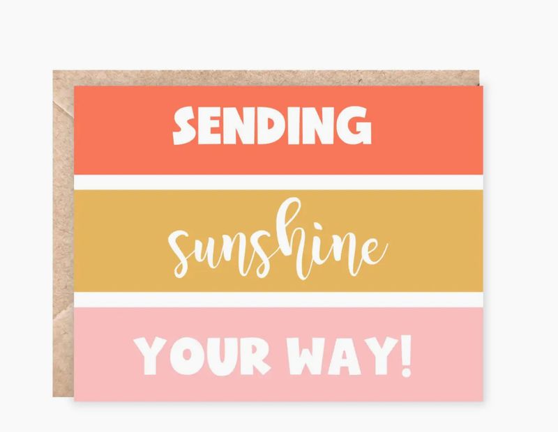 Sending Sunshine Card