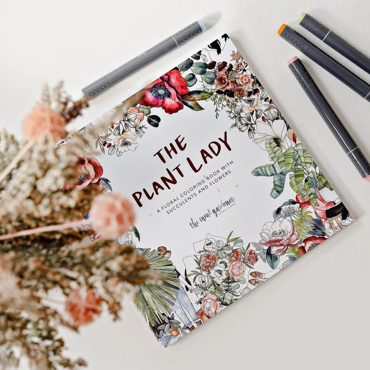 The Plant Lady Coloring Book