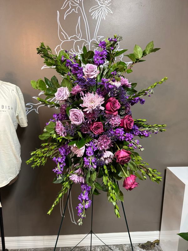 Lavender Fields Standing Spray