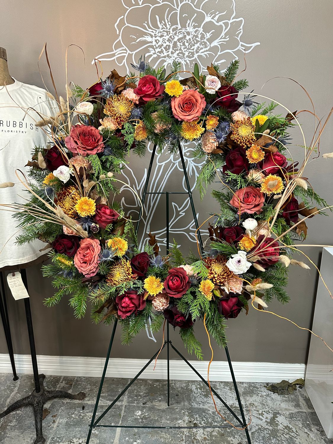 Warm Condolences Wreath