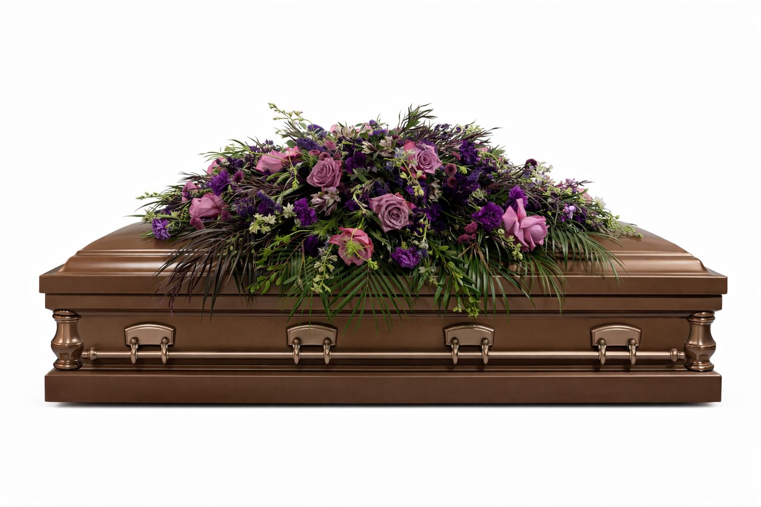 Lavender Fields Casket Spray