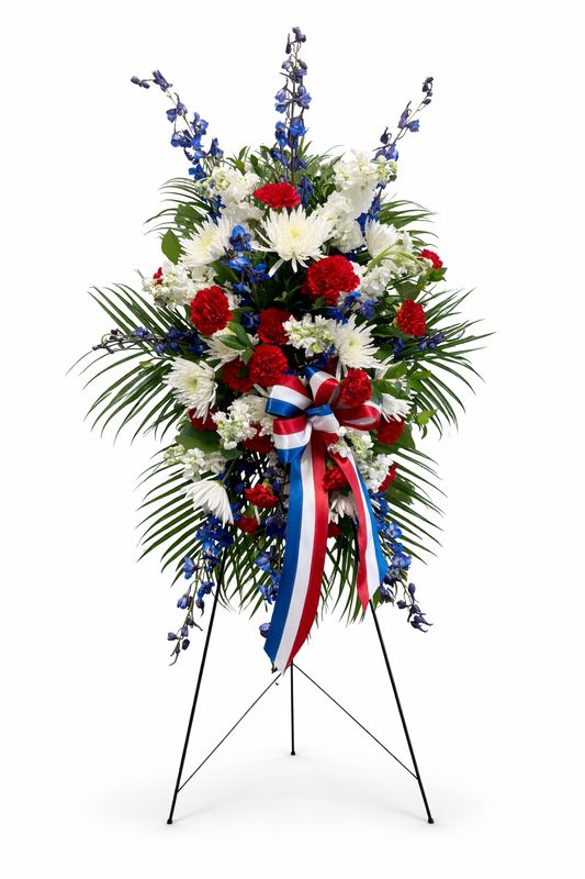 Grateful Hearts Standing Spray