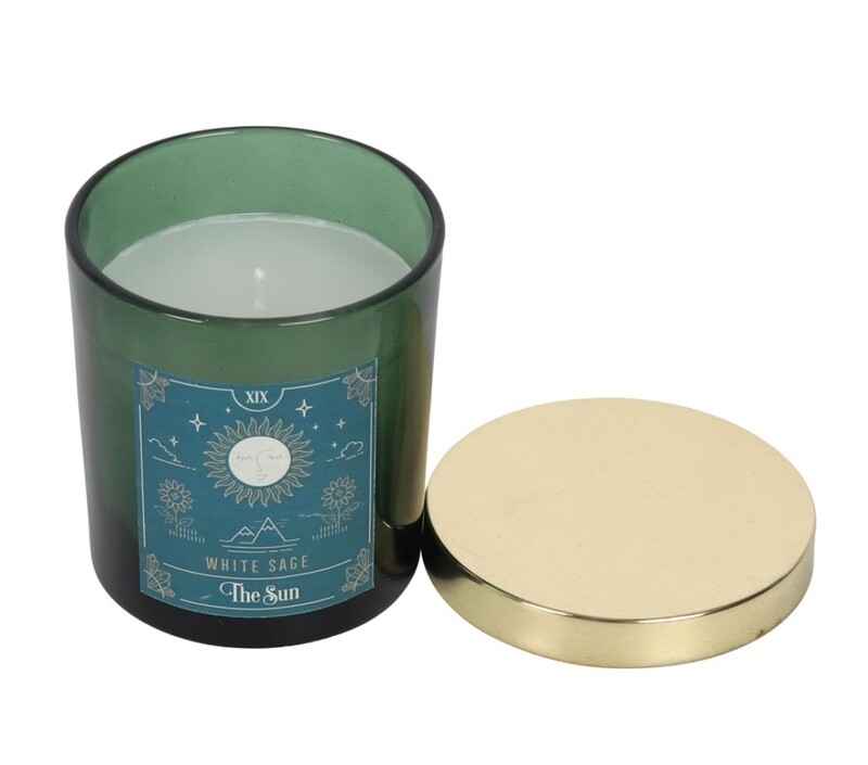 The Sun Card Tarot Candle
