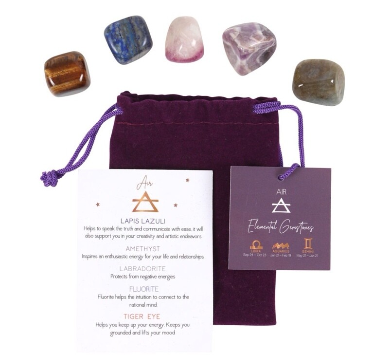 Air Element Tumble Stone Gift Set