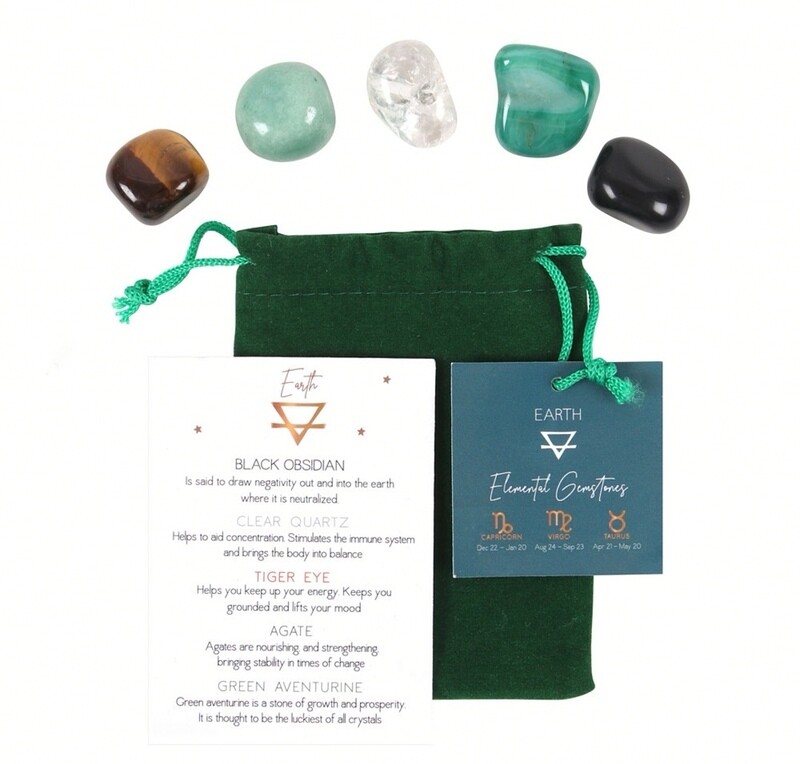 Earth Element Tumble Stone Gift Set