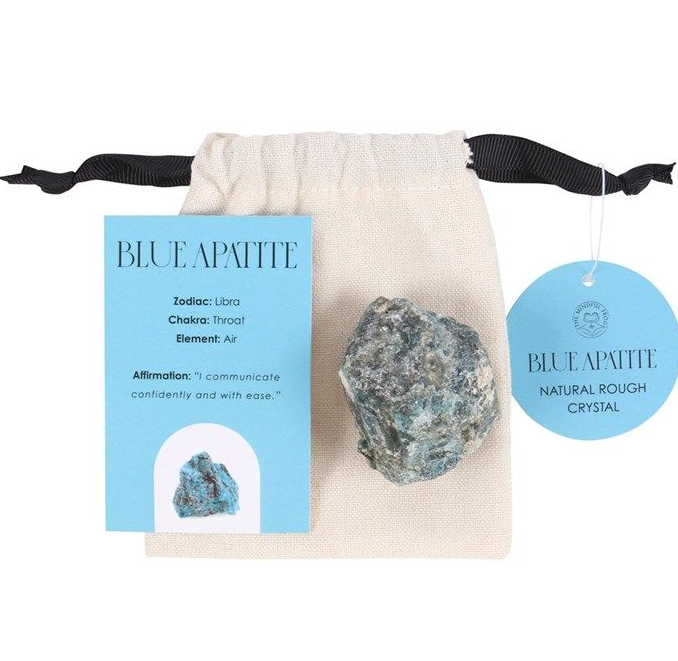 Blue Apatite Crystal