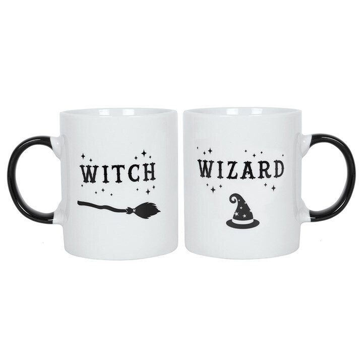 Witch and Wizards Couples Mug Set
