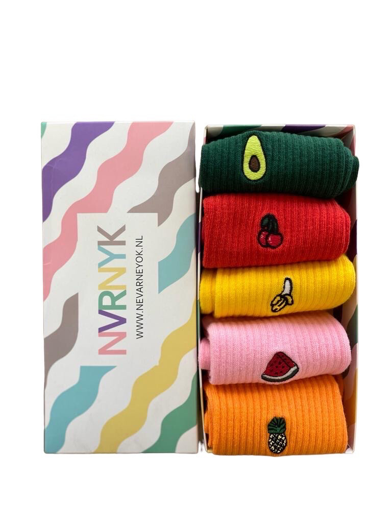5-Pack Sokken Fruit