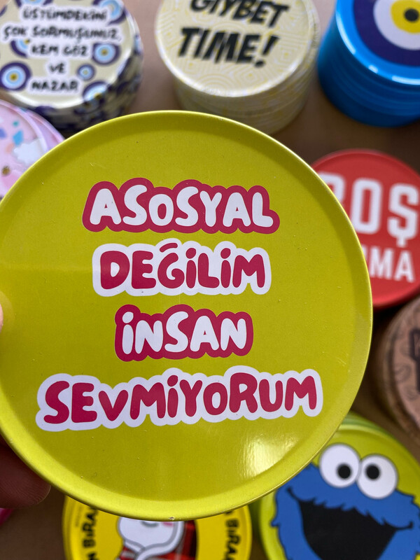 Metalen Onderzetter Asosyal Metalen Onderzetter Asosyal