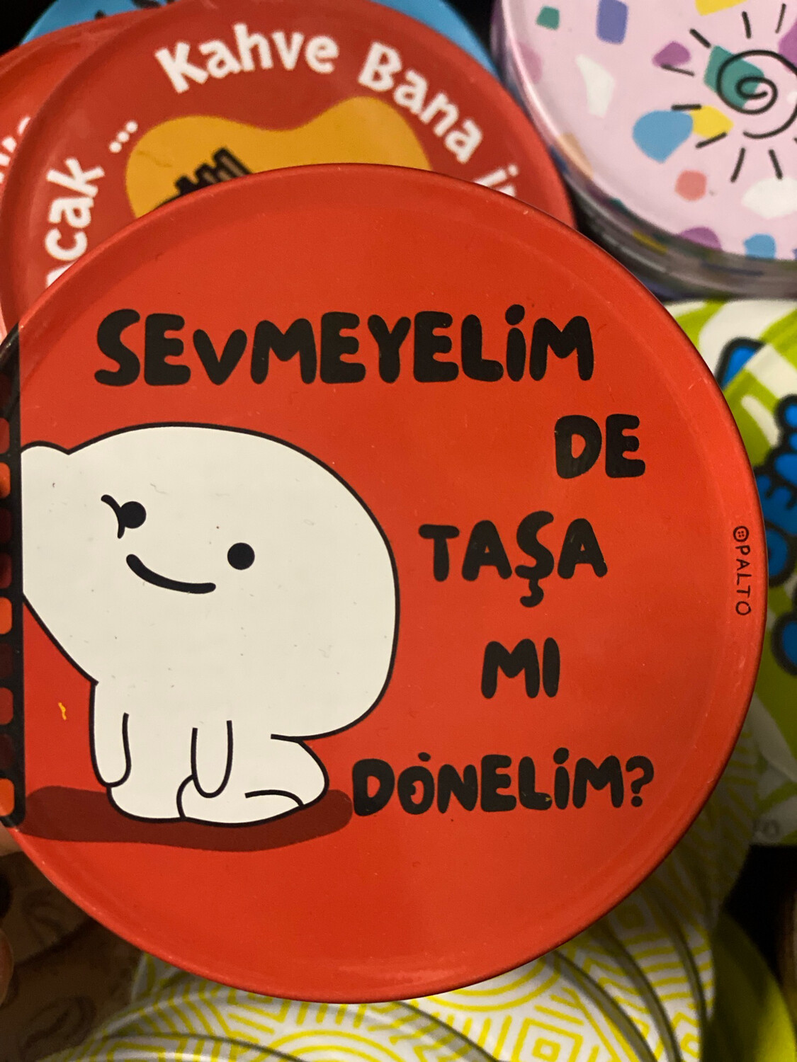 Metalen Onderzetter Sevmeyelim