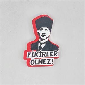 Fikirler ölmez magneet Fikirler ölmez magneet