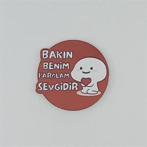 Parolam sevgidir magneet