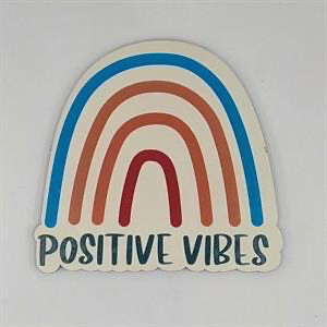 Positive vibes onderzetter 