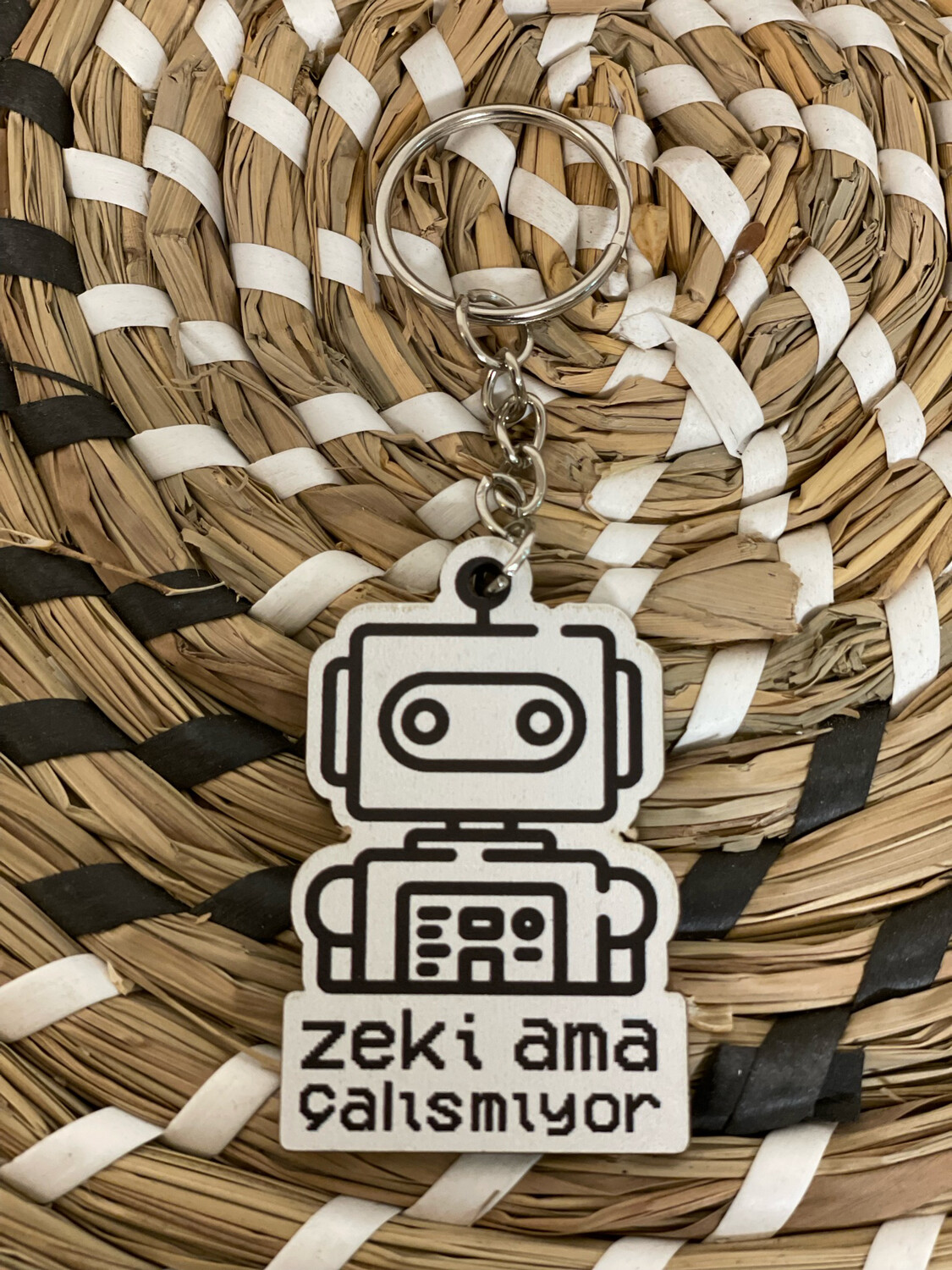 Zeki Houten Sleutelhanger