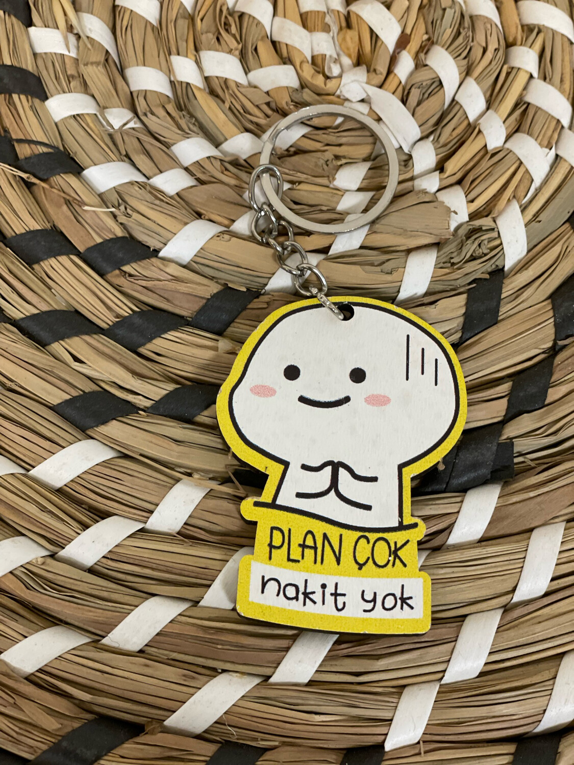 Plan Houten Sleutelhanger