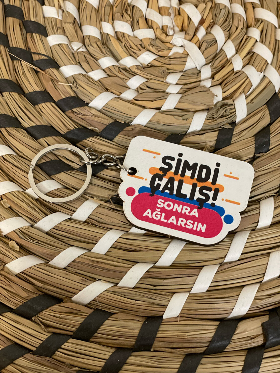 Simdi Houten Sleutelhanger