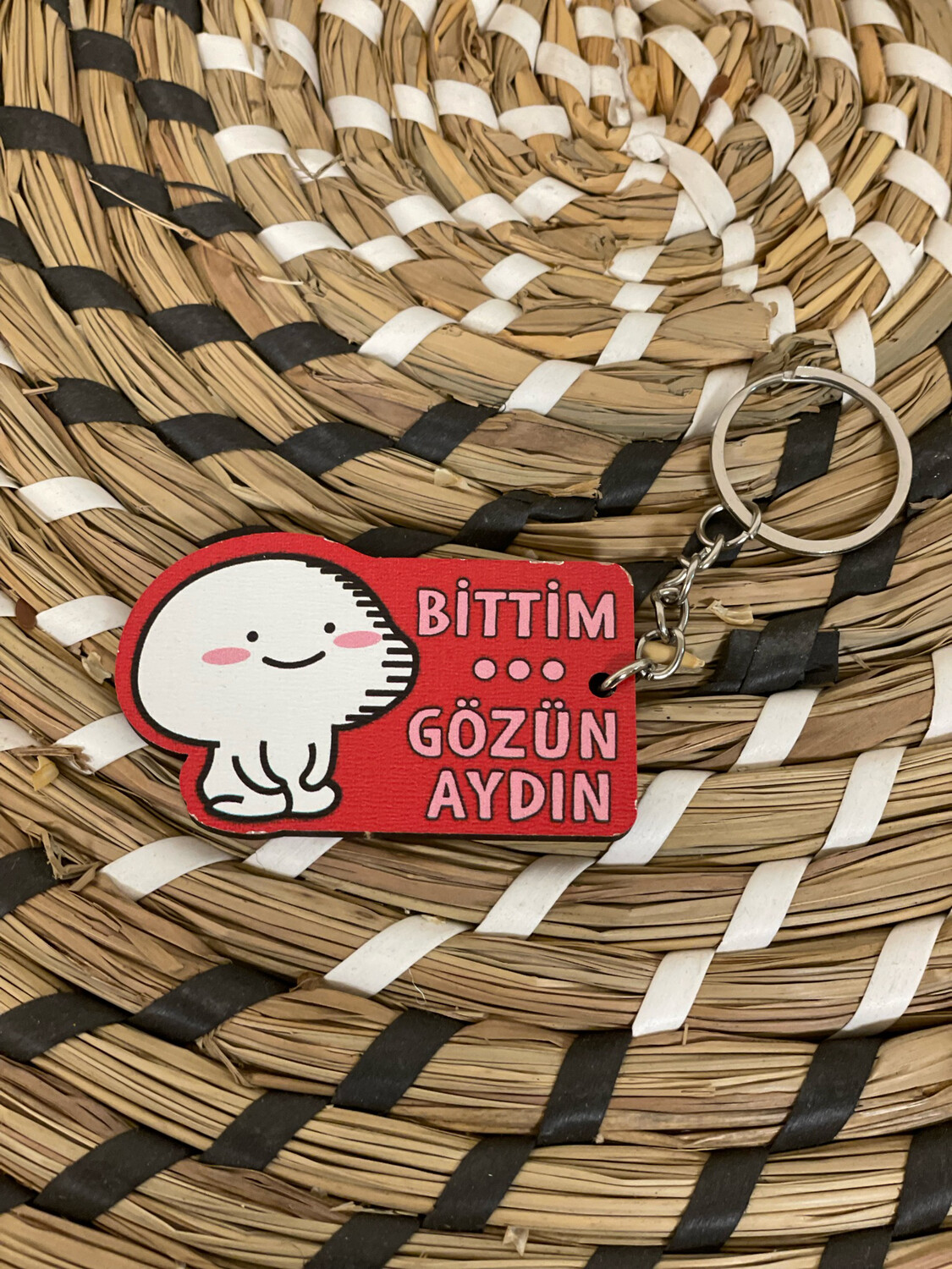 Bittim Houten Sleutelhanger