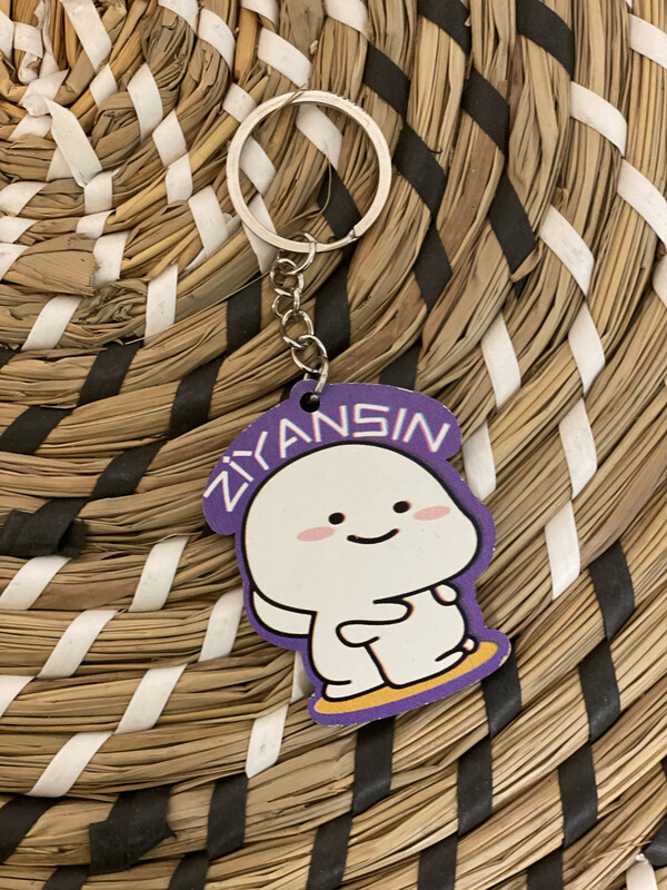 Houten Sleutelhanger Ziyansın Dubbelzijdig Houten Sleutelhanger Ziyansın Dubbelzijdig