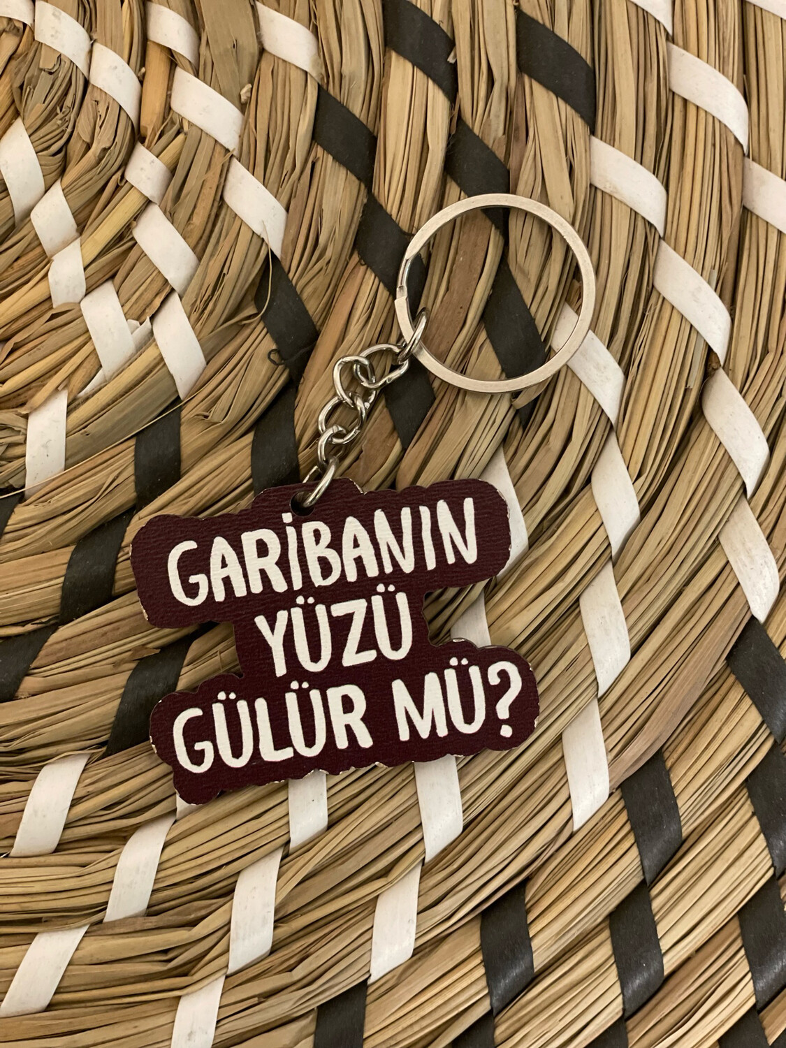 Garibanın yüzü gülürmü sleutelhanger