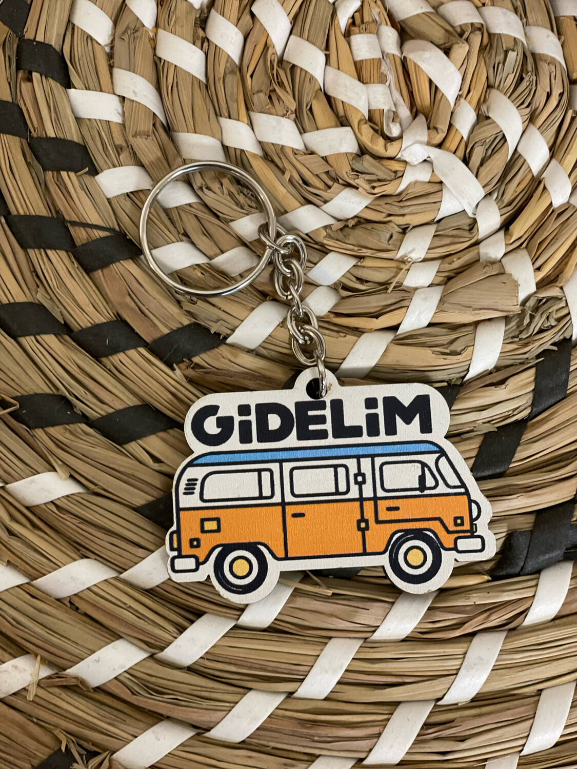Gidelim Houten Sleutelhanger