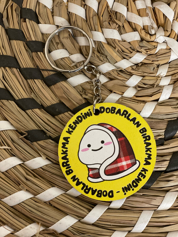 Dobarlan Houten Sleutelhanger Dobarlan Houten Sleutelhanger