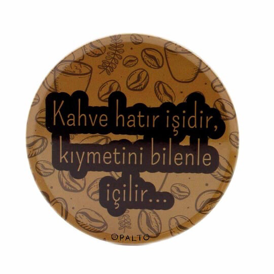 Metalen Onderzetter Kahve Hatir Isidir Metalen Onderzetter Kahve Hatir Isidir