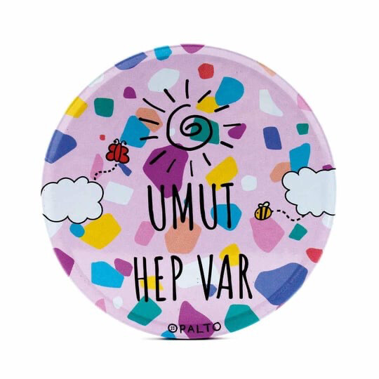 Metalen Onderzetter Umut Hep Var