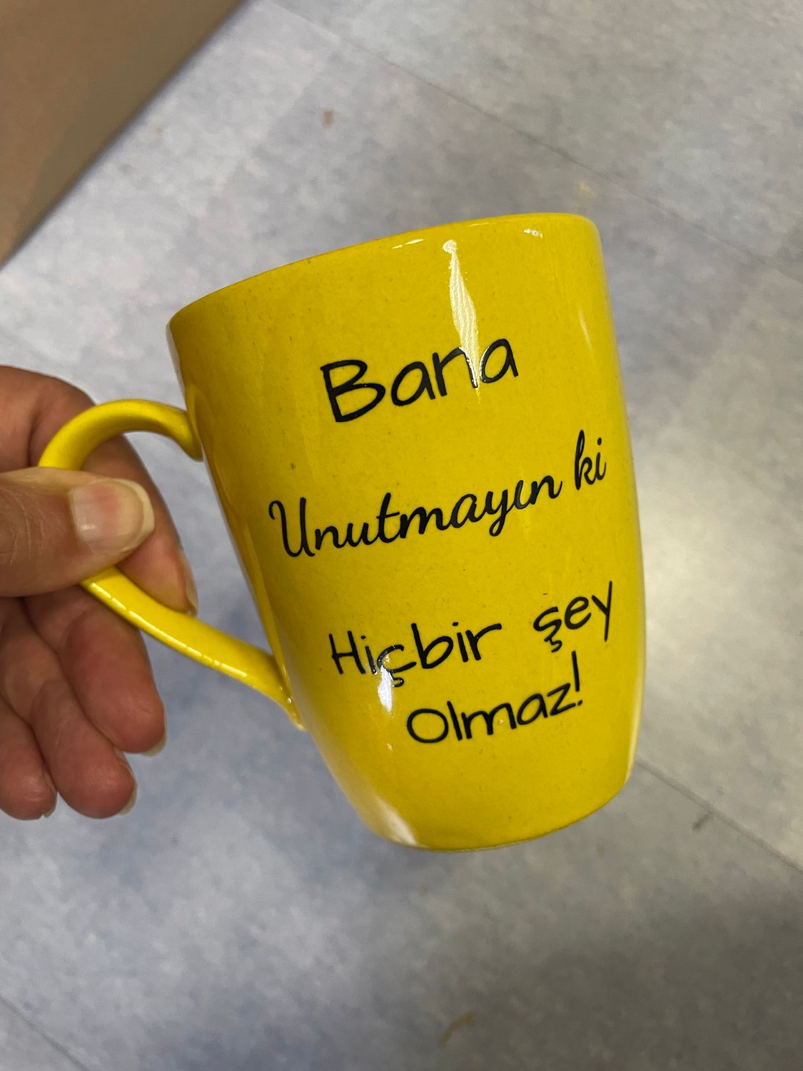 Bana unutmayinki